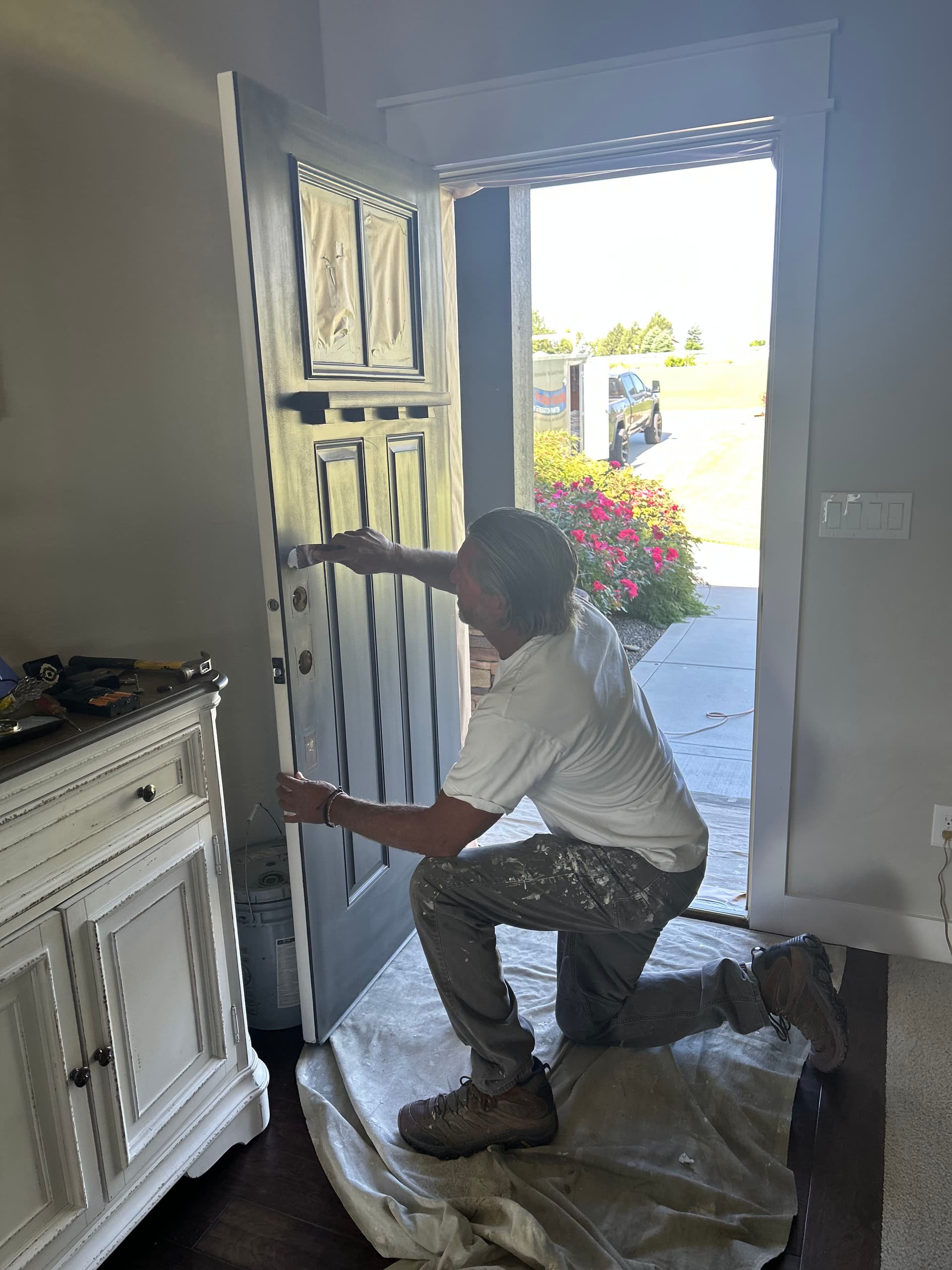 Gallery photos for Front Door Repaint That Sharpens the Whole Entry: Image #2