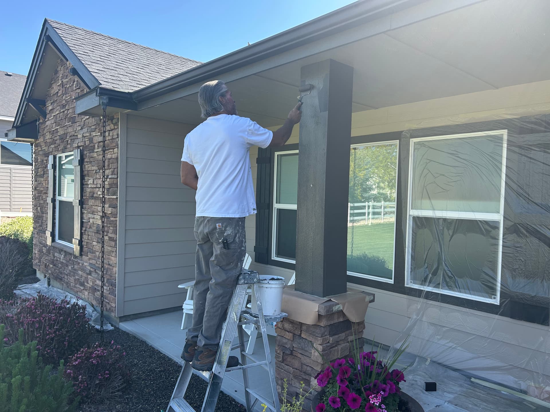Gallery photos for Front Door Repaint That Sharpens the Whole Entry: Image #1