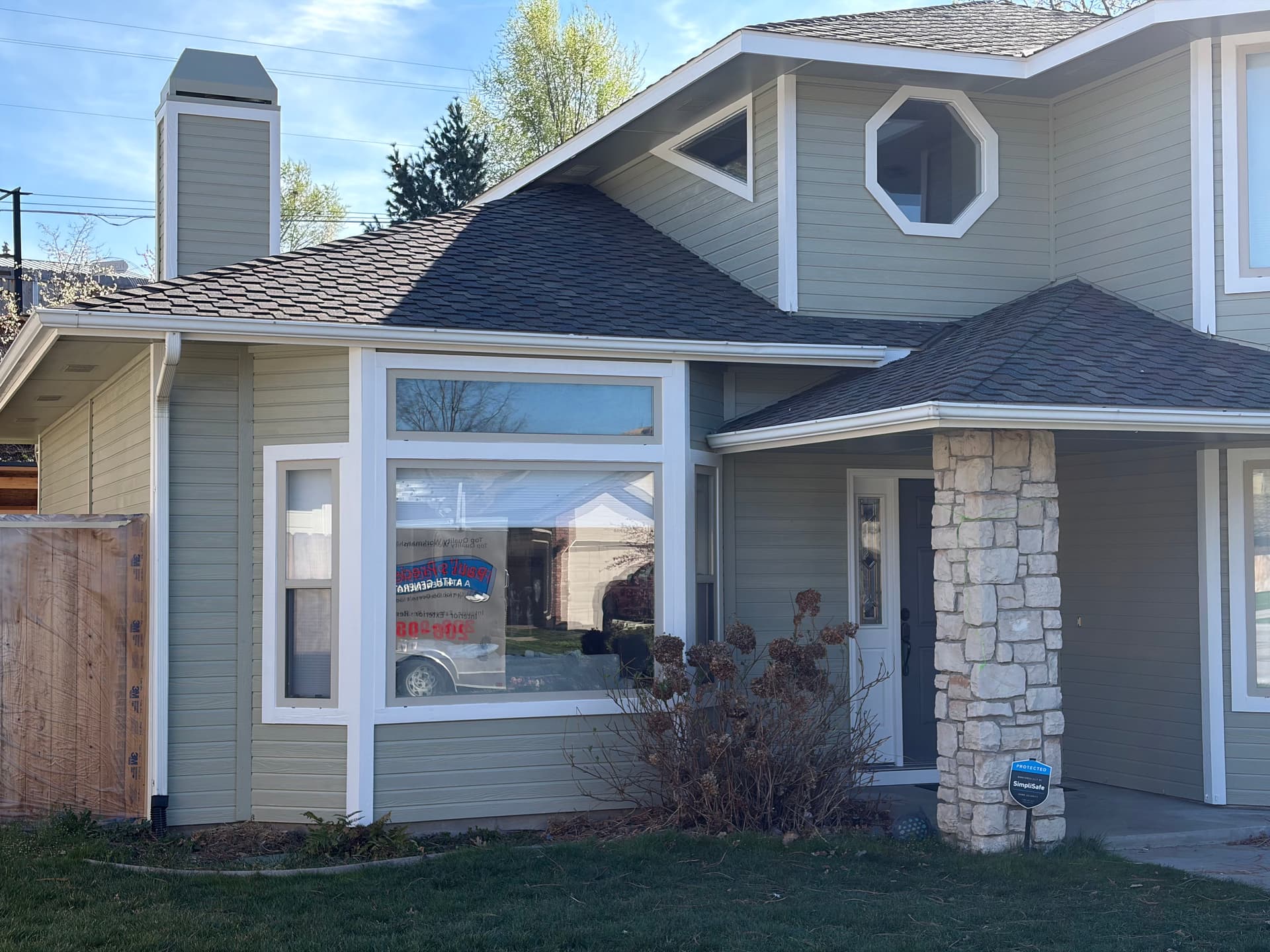 Gallery photos for Exterior Painting That Gives a Two-Story Home New Life: Image #2